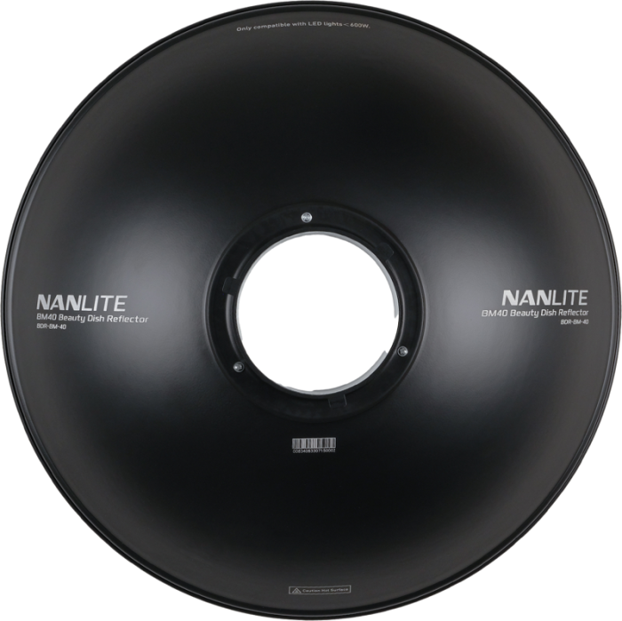 Nanlite Beauty Dish Reflector 40cm pentru Bowens Mount – Lumină moale și naturală pentru portrete profesionale [45]