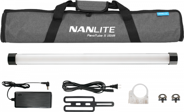 Nanlite PavoTube II 15XR –  KIT Tub LED RGBWW Pixel 2’ cu CRMX LumenRadio și control wireless complet [1]