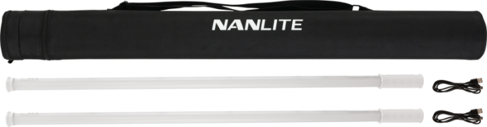 Nanlite PavoTube T8-7X – KIT 2 LUMINI - Tub LED Pixel RGBWW de 1m, ultra-ușor, cu Bluetooth integrat [45]