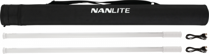Nanlite PavoTube T8-7X – KIT 2 LUMINI - Tub LED Pixel RGBWW de 1m, ultra-ușor, cu Bluetooth integrat [6]
