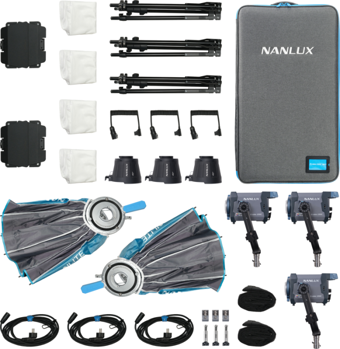 NANLUX Evoke 150C 3-Light Kit in Trolley Case [16]