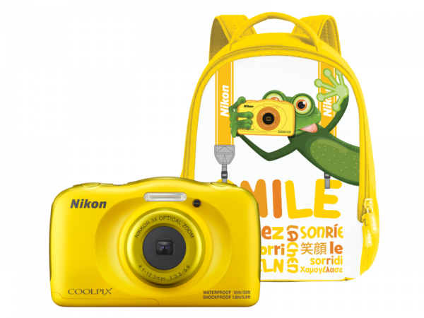 Nikon Coolpix W100 - subacvatic, filmare FHD Kit cu Rucsac -galben [1]