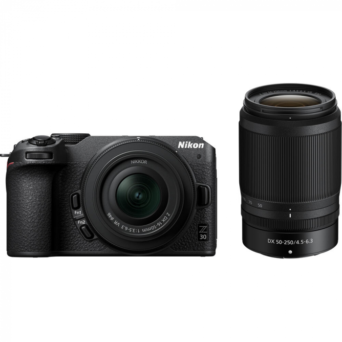 Nikon Z30 Dublu Kit cu Nikon NIKKOR Z DX 16-50mm f/3.5-6.3 VR si Nikon NIKKOR Z DX 50-250mm f/4.5-6.3 VR - Aparat Foto Mirrorless Montura Z [2]