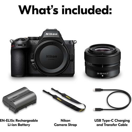 Nikon Z5 II Kit cu Obiectiv 24-50mm f/4-6.3  -  Aparat Foto Mirrorless Full Frame [14]