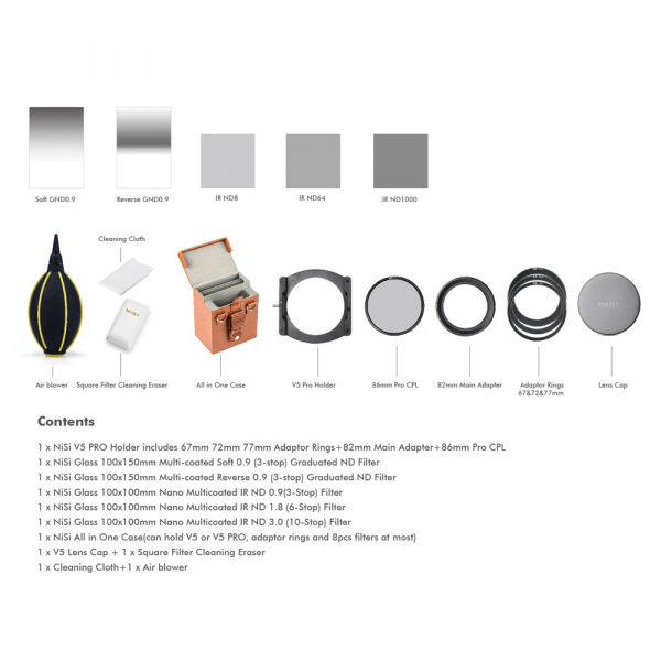NiSi V5-Pro Advance Filter Kit II 100mm - kit filtre [2]