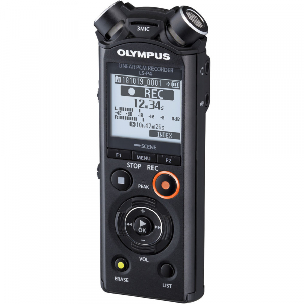 Olympus LS-P4 Video Kit -  reportofon Podcaster Kit Digital Recorder Pack tripod, extension cable and windshield [5]