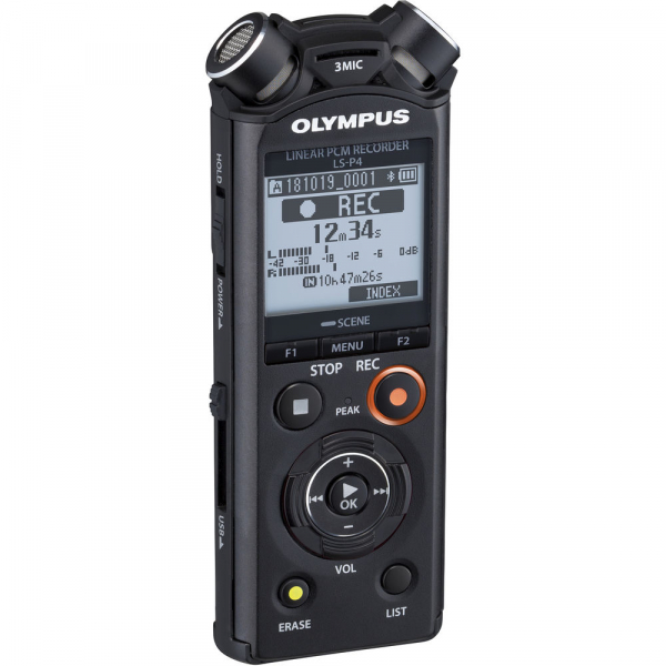 Olympus LS-P4 Video Kit -  reportofon Linear PCM Audio Recorder Videography Kit [3]