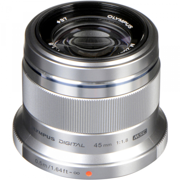 Olympus M.ZUIKO 45mm f/1.8 MSC , silver [2]