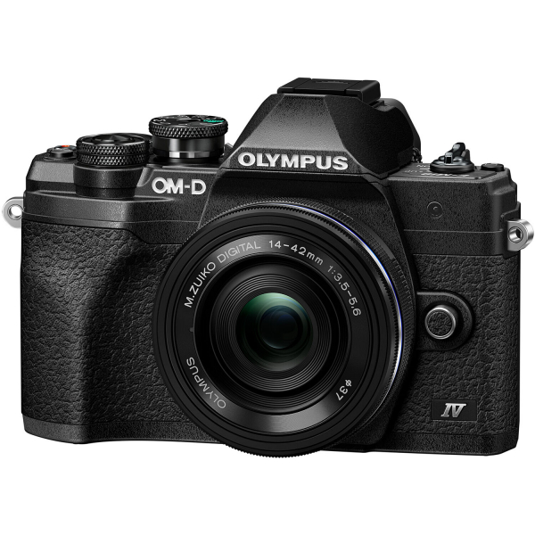 Olympus OM-D E-M10 Mark IV Mirrorless Black Kit cu M.Zuiko ED 14-42mm F3.5-5.6 EZ black + M.Zuiko ED 40-150mm F4.0-5.6 R black [3]