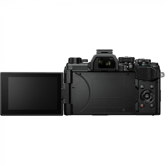 OM-5 Kit cu M.Zuiko Digital 14-150mm F4-5.6 II si cu M.Zuiko Digital 45mm F1.8 - ECG-5 - BLS-50 - BLACK - Aparat Foto Mirrorless [4]