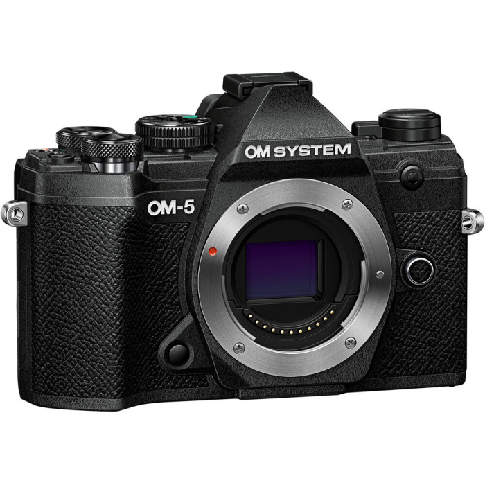 OM-5 Kit cu M.Zuiko Digital 14-150mm F4-5.6 II si cu M.Zuiko Digital 45mm F1.8 - ECG-5 - BLS-50 - BLACK - Aparat Foto Mirrorless [2]