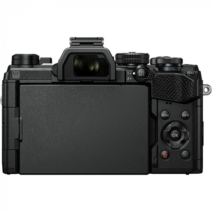 OM-5 Kit cu M.Zuiko Digital 14-150mm F4-5.6 II si cu M.Zuiko Digital 45mm F1.8 - ECG-5 - BLS-50 - BLACK - Aparat Foto Mirrorless [3]