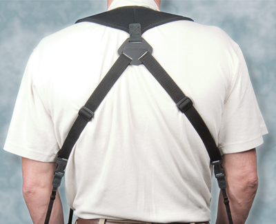 OP/TECH Dual Harness 3/8" Regular black - Ham pentru doua aparate [3]
