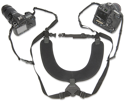 OP/TECH Dual Harness 3/8" X-Long - Ham doua aparate [4]