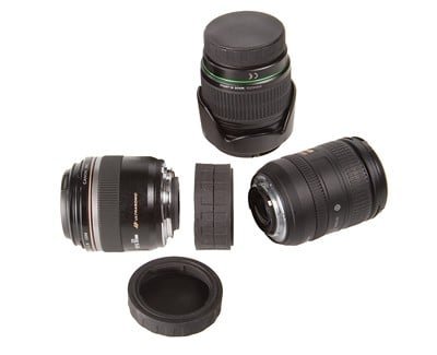 OP/TECH Lens Mount Cap Double Nikon - Capac dublu pentru montura obiective Nikon [1]