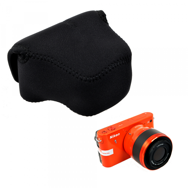 OP/TECH Soft Pouch™ D-Shortie Black - husa neopren neagra [3]