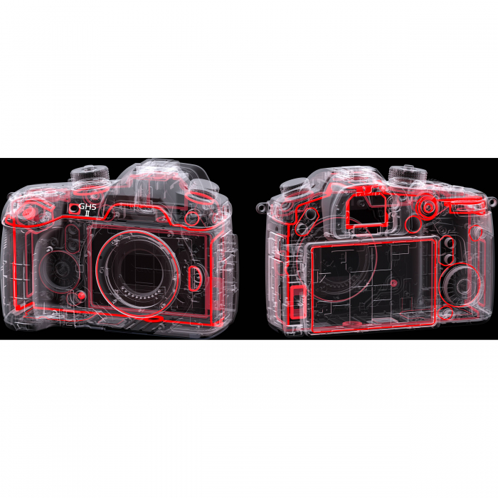 Panasonic Lumix GH-6 negru -  Aparat Foto Mirrorless hibrid cu obiectiv LUMIX 12-60mm f/3.5-5.6 [12]