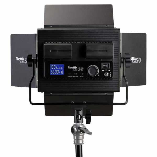 Phottix Kali 50 - Lampa video LED cu voleti [3]