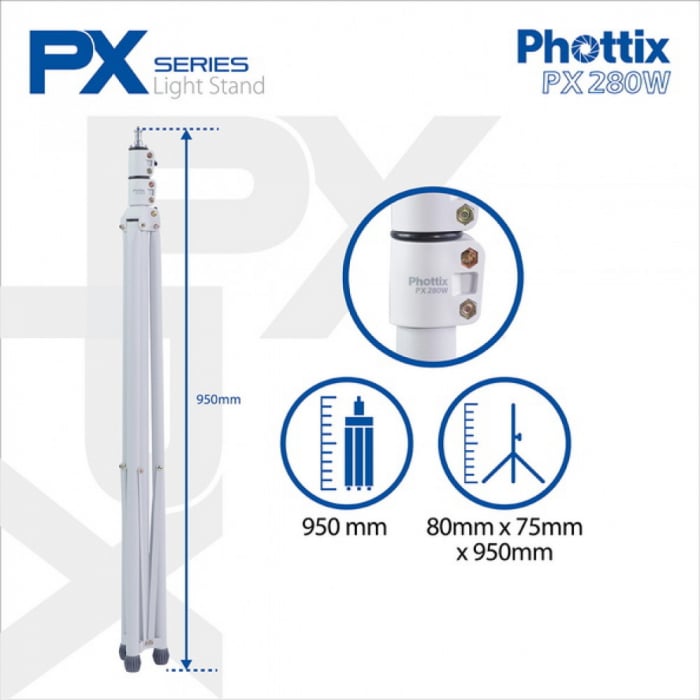 Phottix PX280w - Stativ lumini 280cm [1]