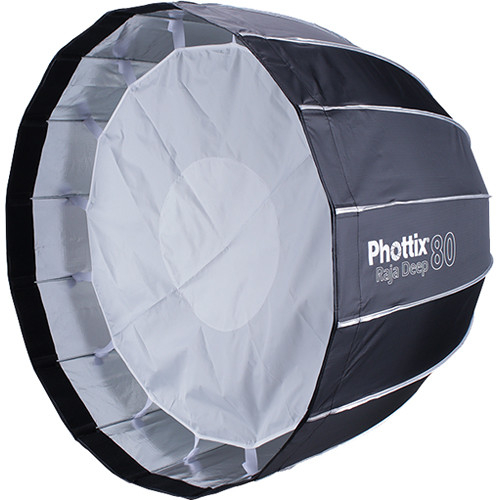 Phottix Raja Deep Quick-Folding Softbox parabolic 80cm + grid + montura Bowens [2]