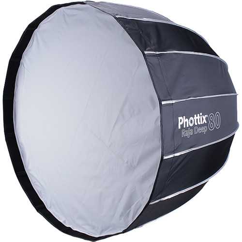 Phottix Raja Deep Quick-Folding Softbox parabolic 80cm + grid + montura Bowens [3]