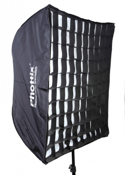 Phottix softbox portabil, tip umbrela 60cm x 90cm + GRID ,  pentru blitz extern cu patina [2]