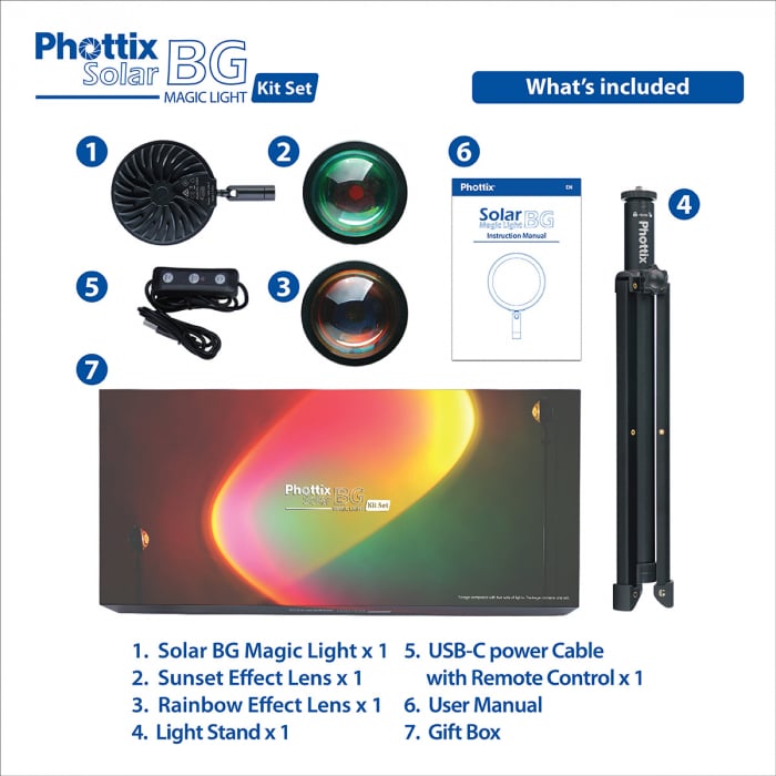 Phottix Solar BG Magic Light Kit Set [15]