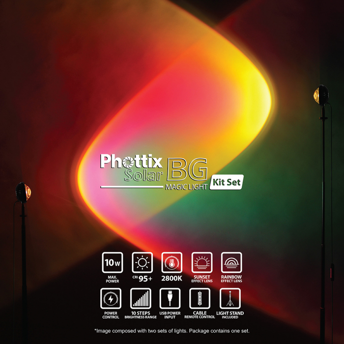 Phottix Solar BG Magic Light Kit Set [8]