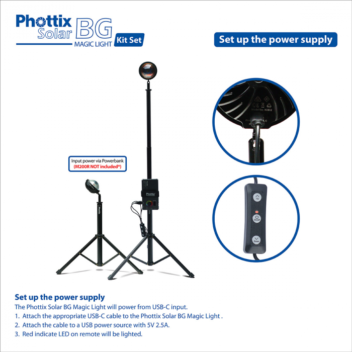 Phottix Solar BG Magic Light Kit Set [14]