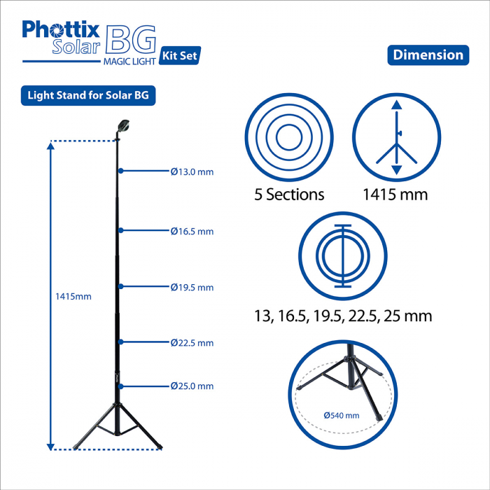 Phottix Solar BG Magic Light Kit Set [12]
