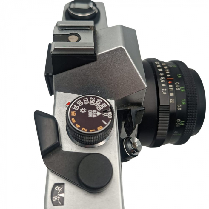 Praktica MTL 50 + Jena DDR Tessar 50mm f/2.8 – Cameră SLR pe film 35mm cu obiectiv clasic german [3]