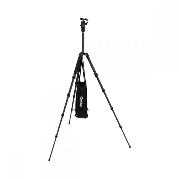 Rollei Compact Traveler No. 1 Carbon -  kit trepied + cap cu bila , negru [11]