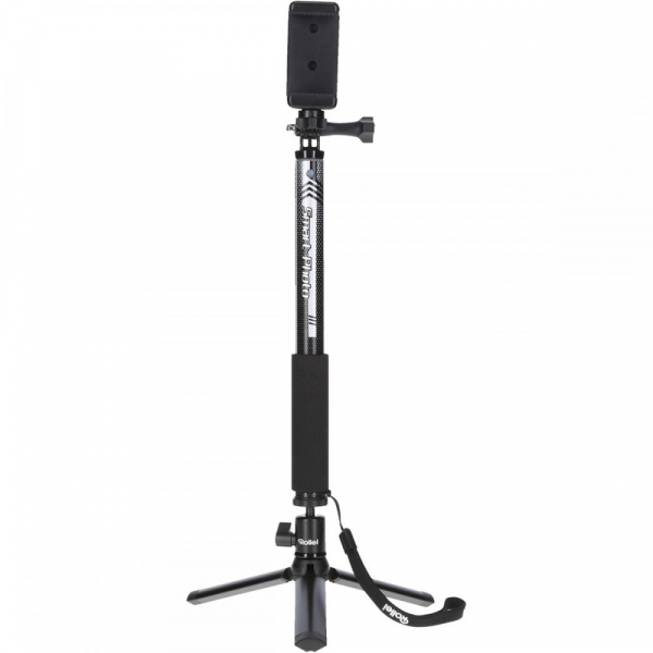 Rollei Smart Photo Selfie Stick cu suport de telefon si mini trepied , argintiu/negru [2]
