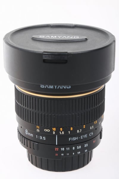 Samyang 8mm F3.5 , montura Sony E - (S.H.) [1]