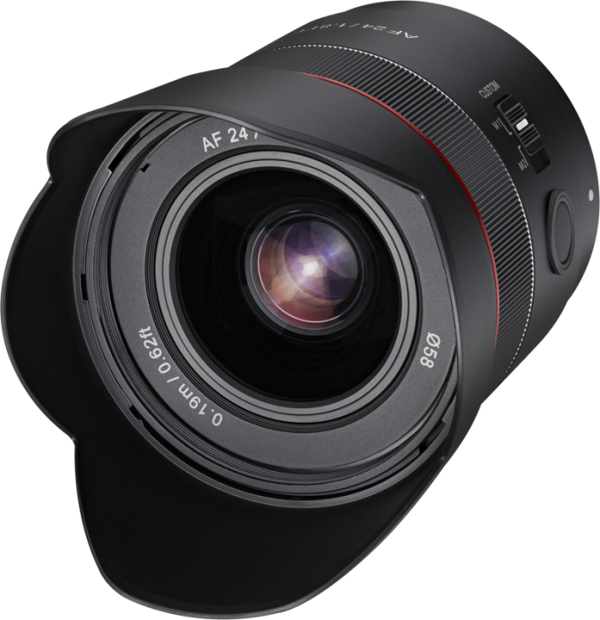 SAMYANG  AF 24mm F/1.8 - Obiectiv Mirrorless Samyang Montura  Sony E [24]