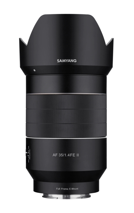 Samyang AF 35mm F/1.4 FE II Sony E – obiectiv foto-video full-frame, 11 elemente / 9 grupuri, 2 ASP + 2 HR, Linear STM, 9 lamele [7]