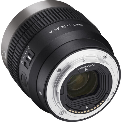 SAMYANG  V-AF 20mm T1.9  - Obiectiv Cinema Samyang Montura Sony FE [5]