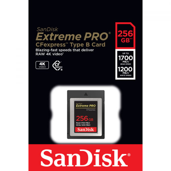 SanDisk Extreme PRO CFexpress Type B 256GB (SDCFE-256G-ANCIN) [4]