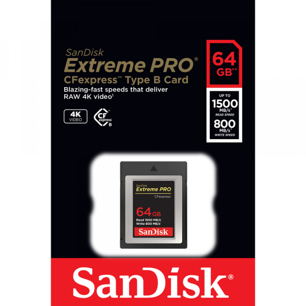SanDisk Extreme PRO CFexpress Type B 64GB (SDCFE-064G-ANCIN) [4]