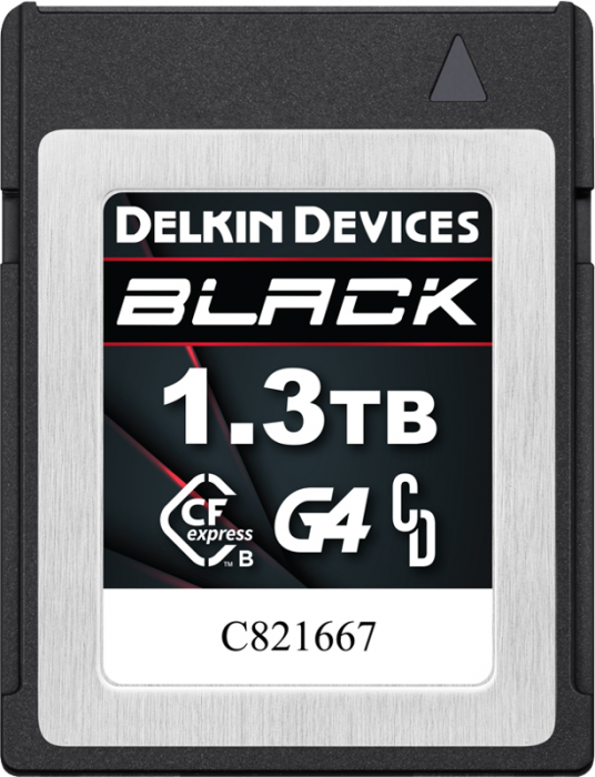 Delkin CFexpress BLACK R1800/W1560 (G4) 1,3TB - Card CF EXPRESS 1.3TB [2]