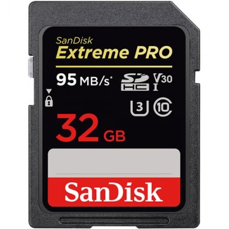 SanDisk  Extreme Pro SDHC  32GB, 95MB/s, 633x , V30 (SDSDXXG-032G-GN4IN) [1]