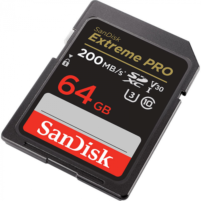 SanDisk  Extreme Pro SDXC 64GB, 200MB/s, V30, UHS-I (SDSDXXU-064G-GN4IN) [3]