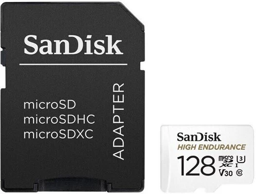 SanDisk HIGH Endurance MicroSDXC SDSQQNR-128G-GN6IA, 128 GB, U3, clasa 10, 100Mb/s+ adaptor SD [2]