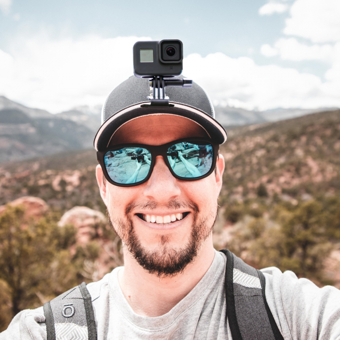 Clemă de fixare pentru GoPro de palarie sau sapca GP-CFB-001 Telesin [9]