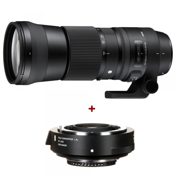 Sigma 150-600mm f/5-6.3 DG OS HSM Nikon - Contemporary + teleconvertor Sigma 1.4x TC-1401 [1]