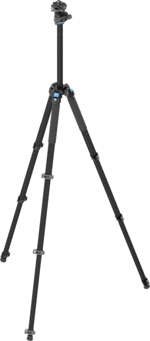 Sirui Carbon Fiber Tripod Kit L-224F + KS-10 – kit trepied foto compact fibră carbon cu cap ball head KS-10 low-gravity Arca-Swiss [21]