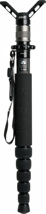 Sirui Monopod (Carbon) Kit with Quick Release and Gun Clamp - Kit de monopied Sirui (carbon) cu eliberare rapidă și clemă pentru luneta [1]