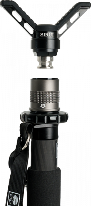 Sirui Monopod (Carbon) Kit with Quick Release and Gun Clamp - Kit de monopied Sirui (carbon) cu eliberare rapidă și clemă pentru luneta [3]