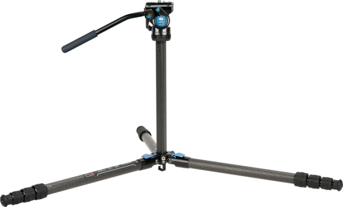 Sirui Videokit ST-124+VA-5 Trepied din carbon WPS cu cap video  Sirui Trepied din fibră de carbon cu 4 secțiuni Sirui ST124 și kit cap fluid VA-5 X - Trepied din carbon WPS cu cap video [14]