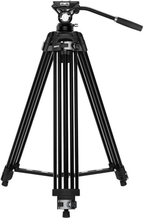 Sirui Video Tripod Kit EL-VT01 – kit trepied video aluminiu cu cap fluid bol 75mm side-loading quick release [8]
